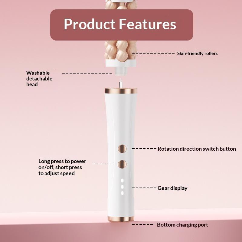 Luxury Skincare Tools - 3D masażer do twarzy z obrotowym,