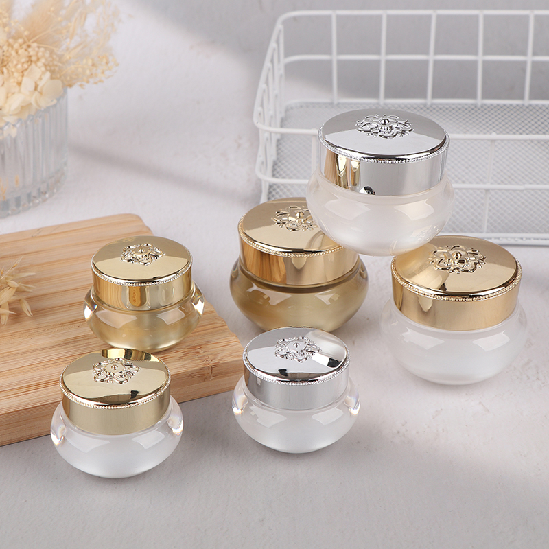 Luxury Skincare Tools - Akrylowe puste słoiczki podróżne na krem